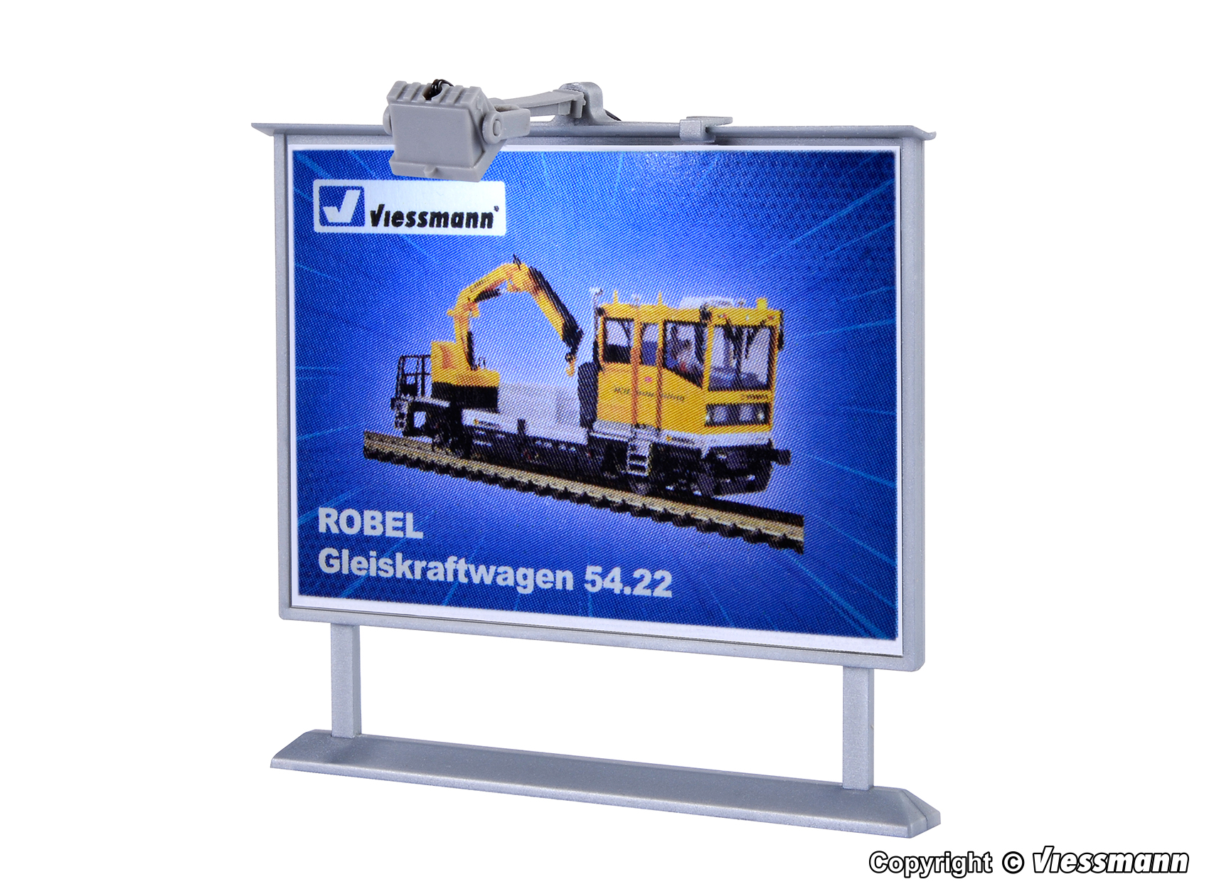 H0-Werbetafel mit LED-Beleuchtung