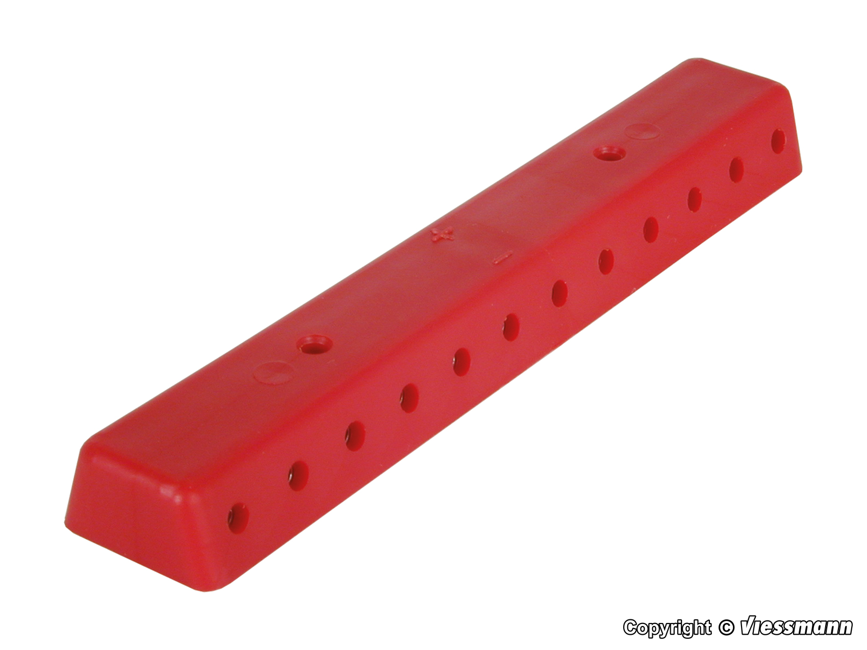 2 Verteilerleiste rot mit Schrauben