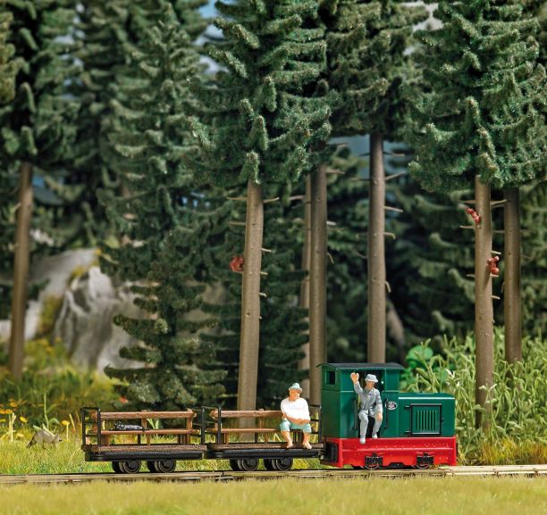 H0f-Feldbahn-Set Personentransport