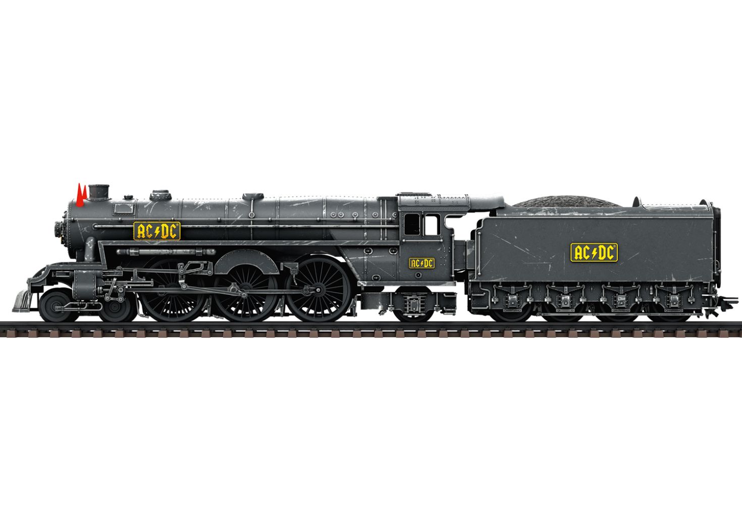 Schlepptender-Dampflokomotive Black Ice