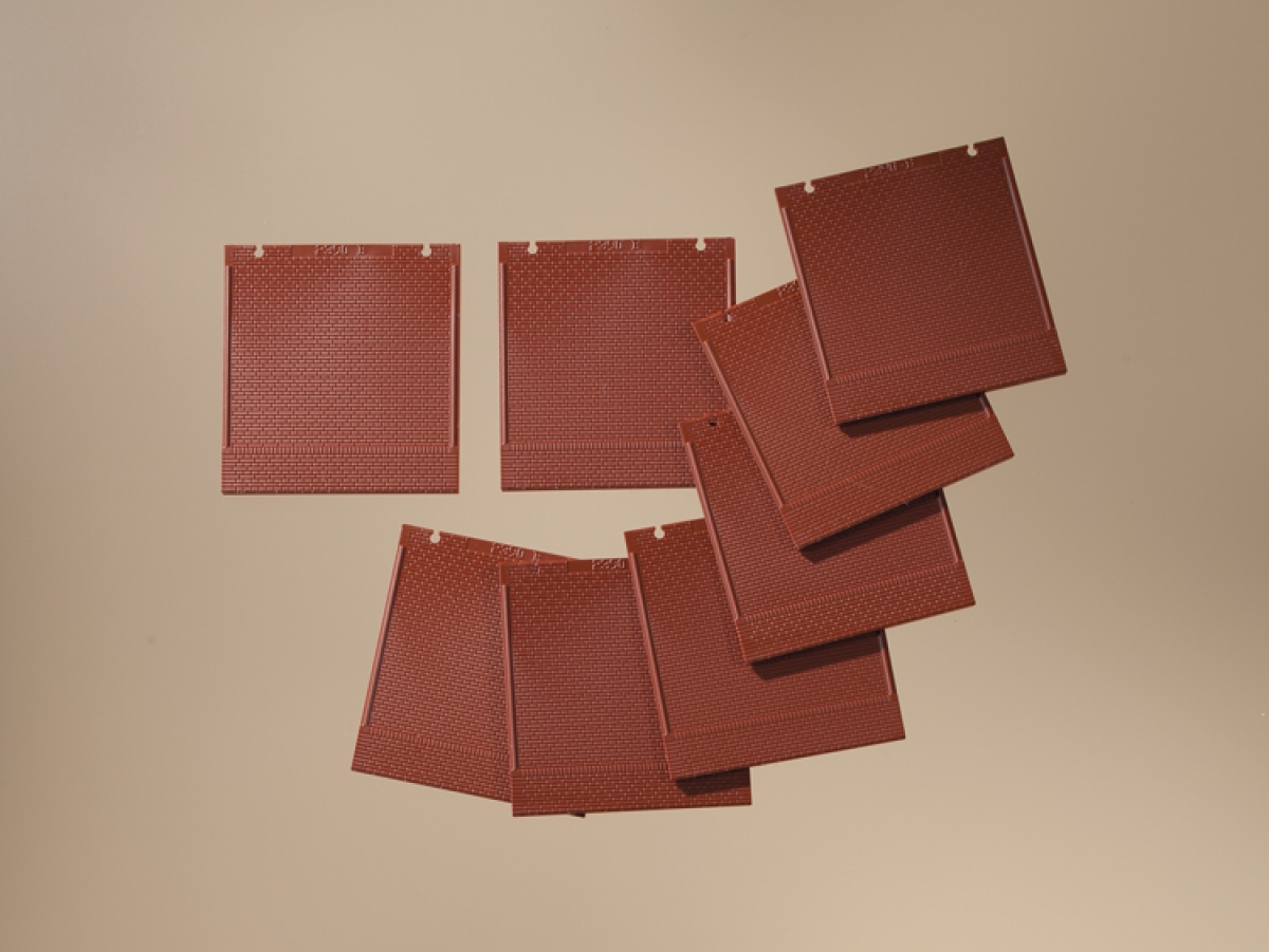H0-Wände 2390B rot