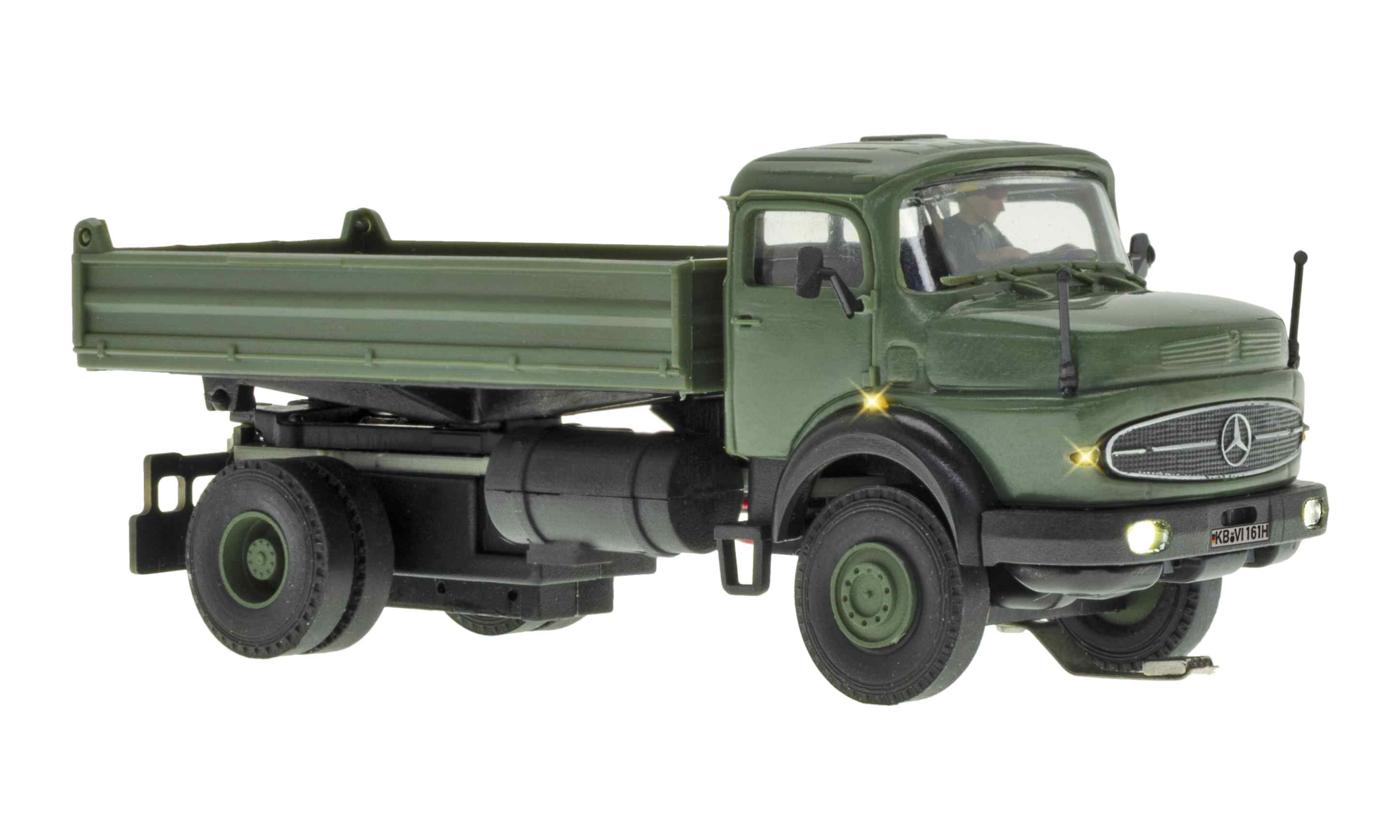 H0-MB Rundhauber 2-achsig, Militär