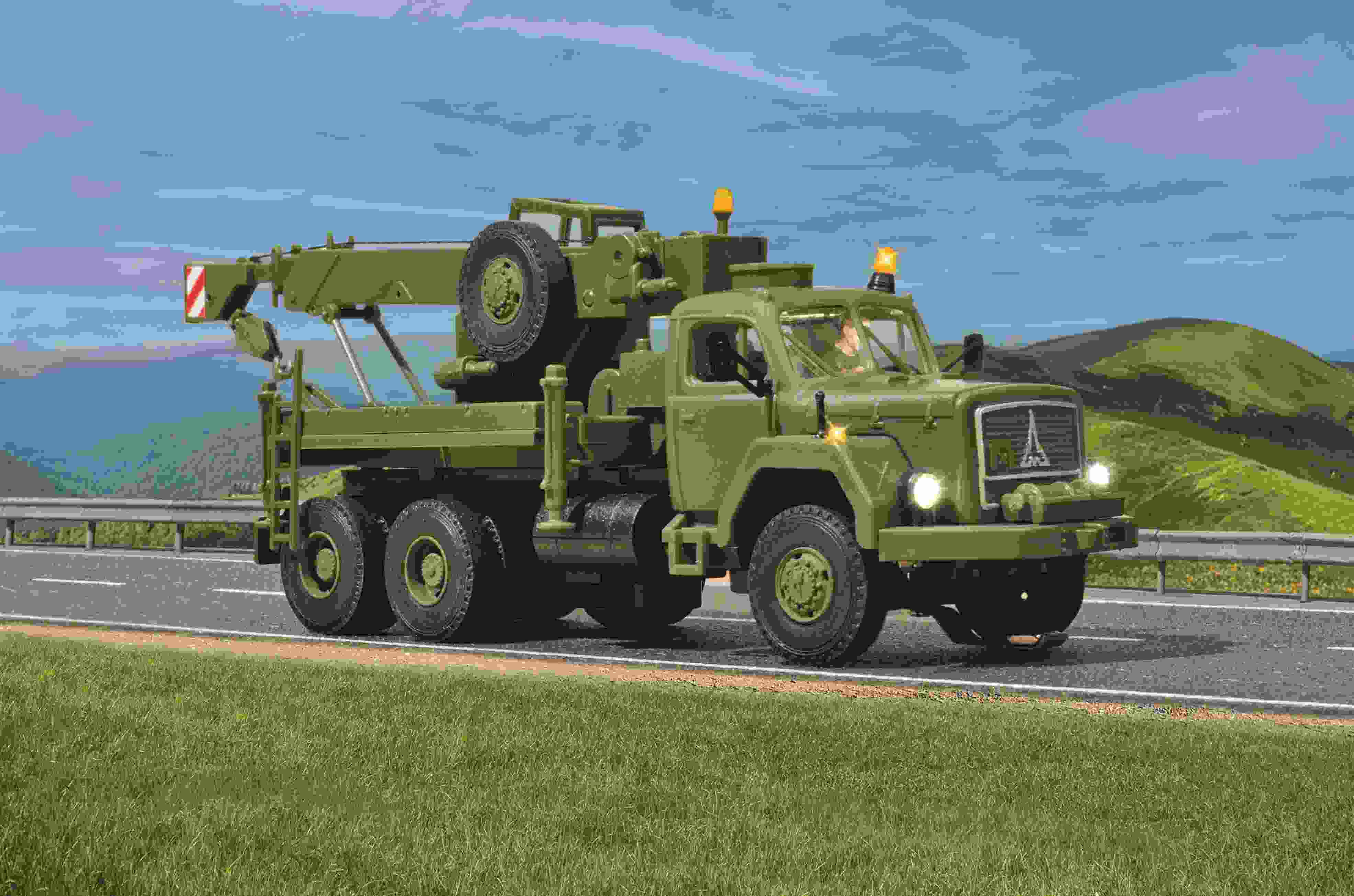 H0-MAGIRUS DEUTZ 3-achsig Bergekran