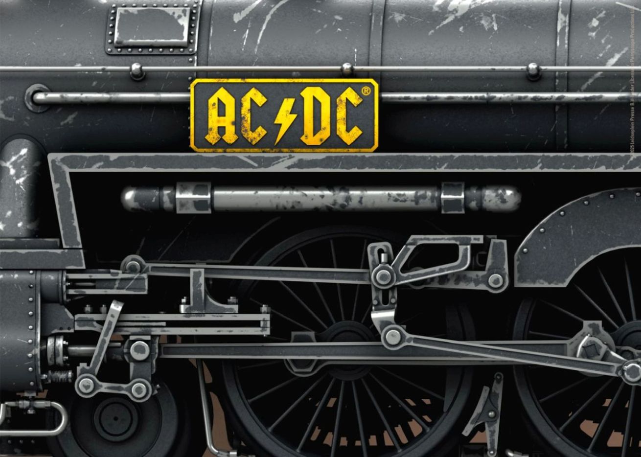 Schlepptender-Dampflokomotive Black Ice