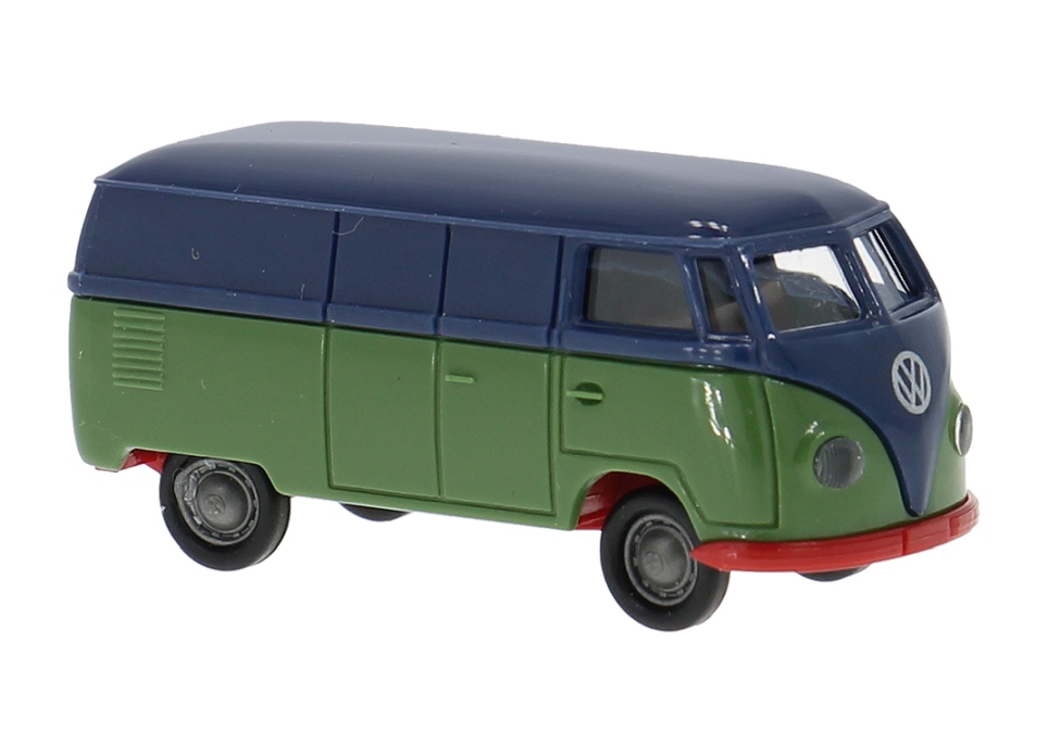 VW T1a Kasten, dunkelblau/grün, 1950