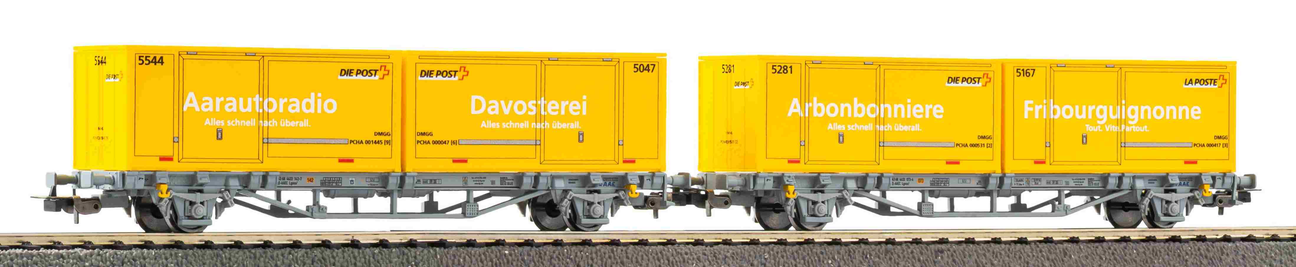 2er Set Containertragwagen 2x 20 WP Post