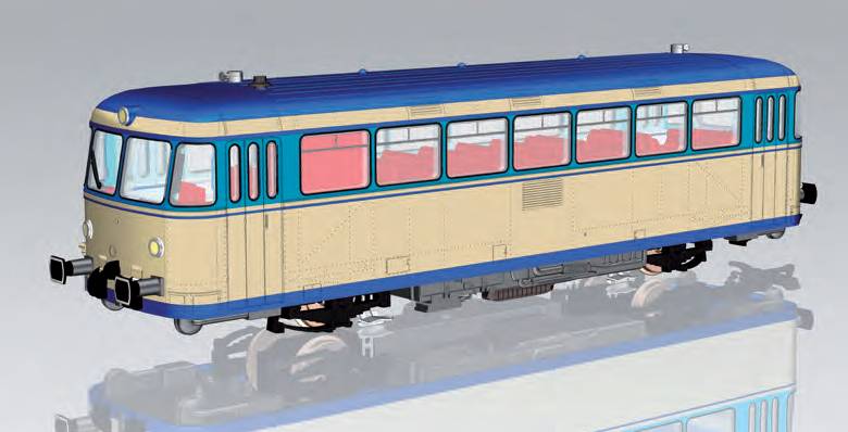 G-Schienenbus VT 98 weiß PEG, Ep.V