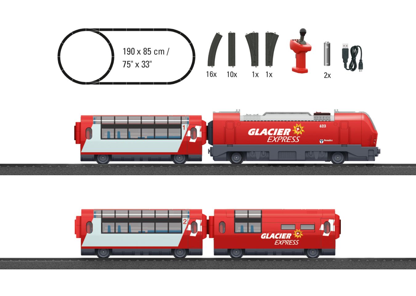 my world - Startpackung, Glacier Express