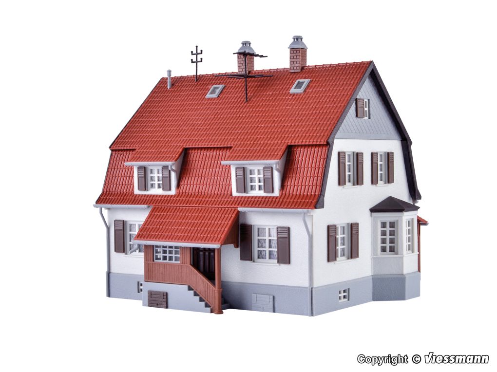 H0-Wohnhaus mit Erker
