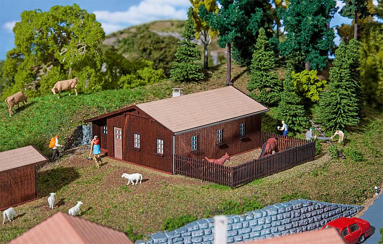 H0-Arbeiterhaus Stugl-Stuls (Lasercut)
