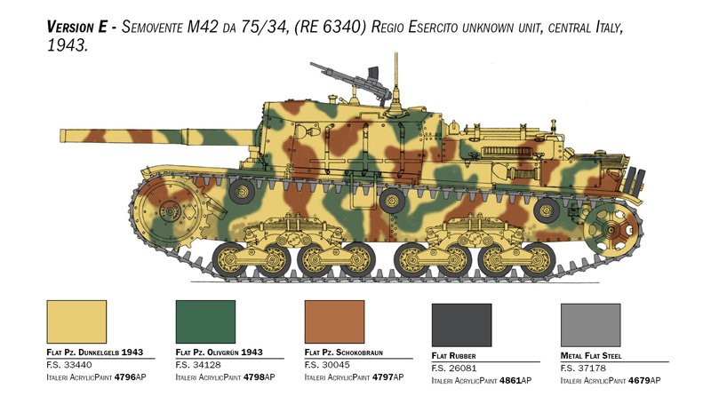 1:35 Semovente M42 da 75/34