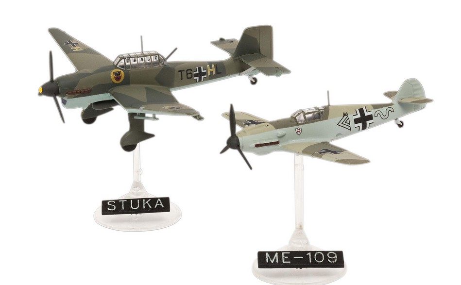 1:144-Messerschmitt Bf109E & Junkers