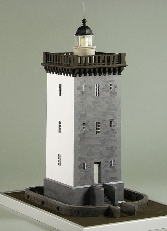 Leuchtturm Kermorvan Laser Kartonbausatz