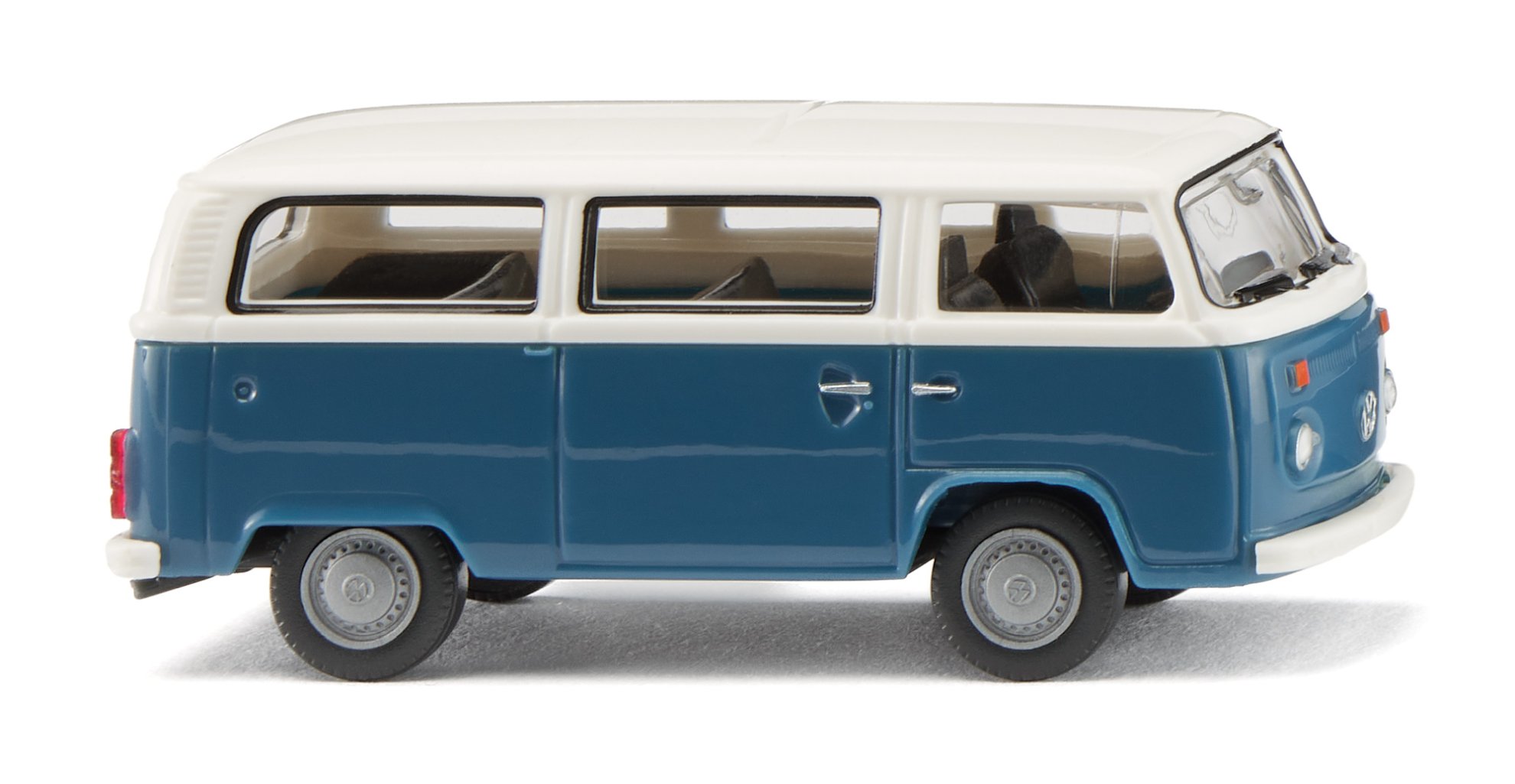 VW T2b Bus - blaugrau/weiß