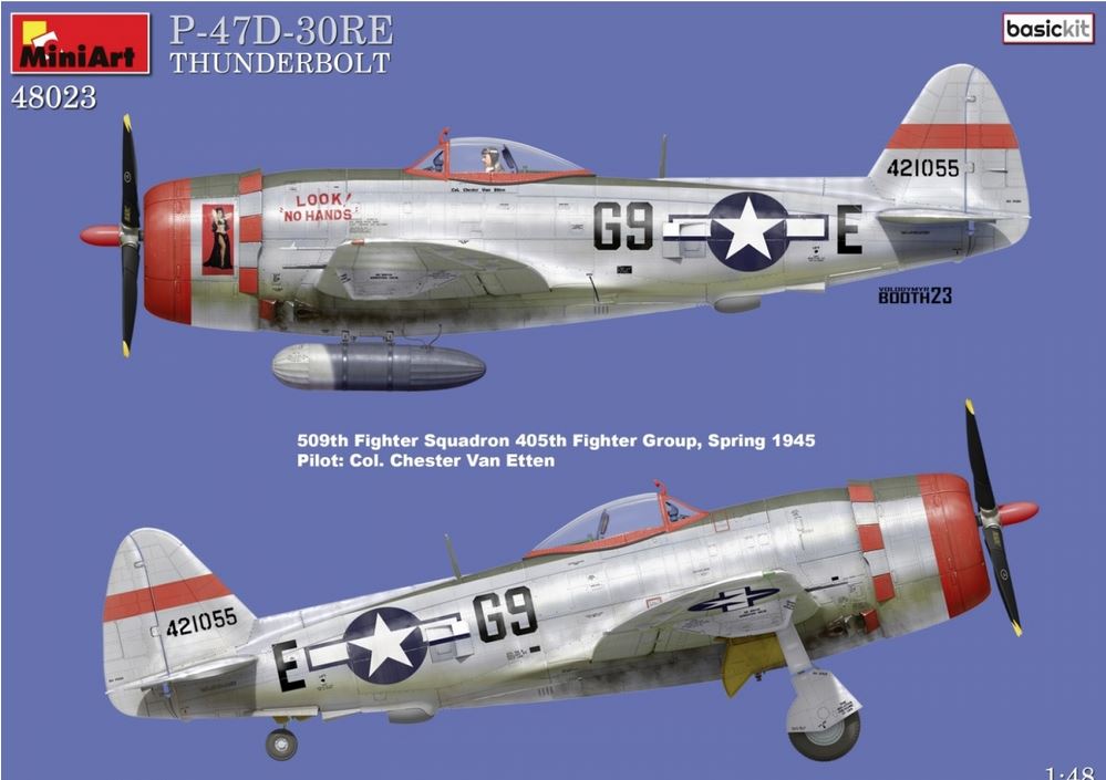 1:48 P-47D-30RE Thunderbolt Basic Kit