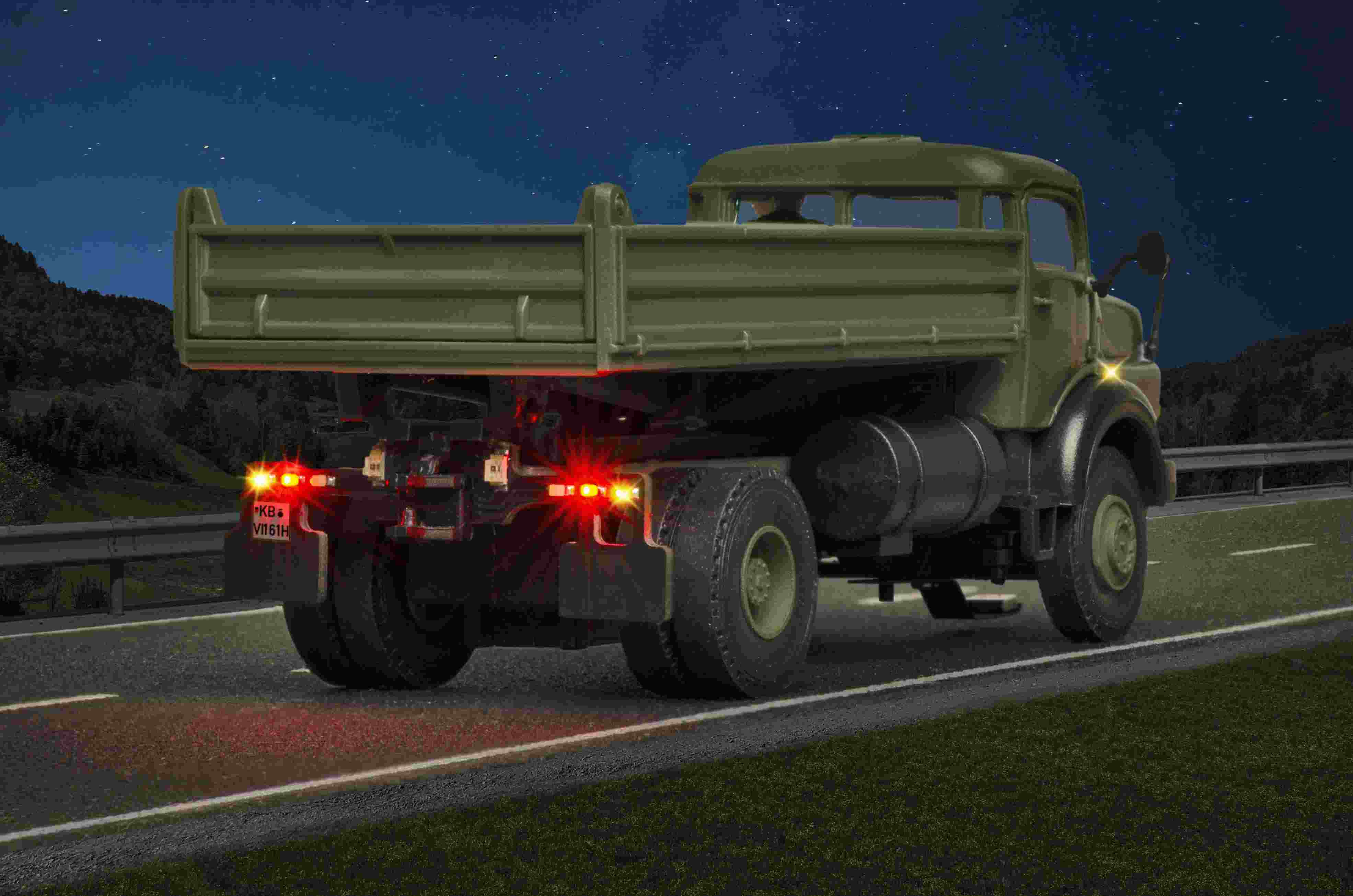 H0-MB Rundhauber 2-achsig, Militär