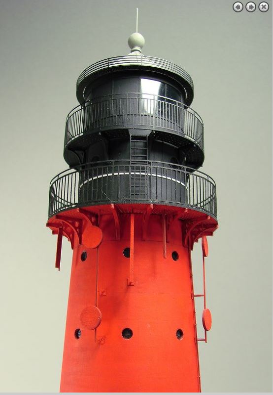 Leuchtturm Pellworm, Laser Kartonbausatz
