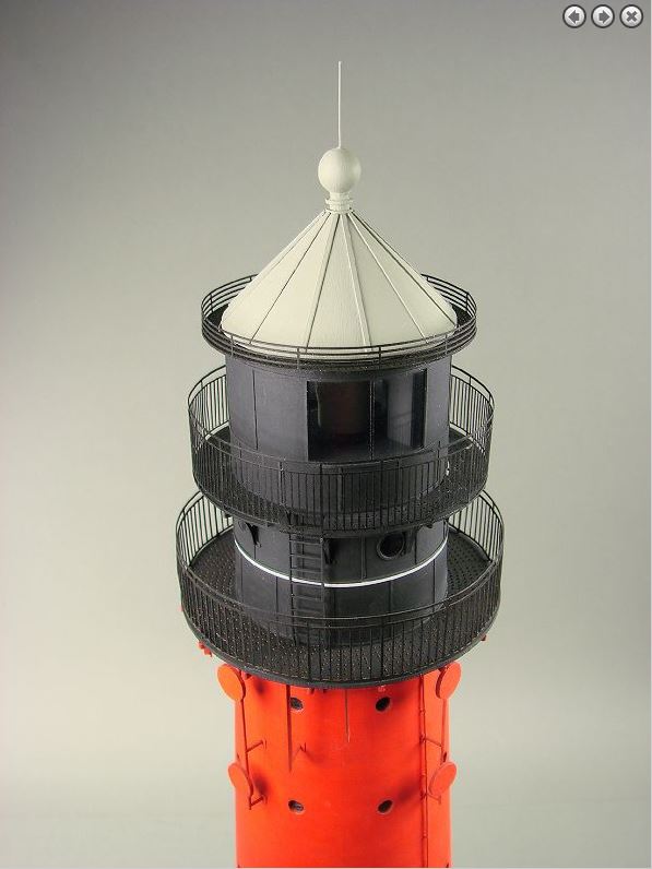 Leuchtturm Pellworm, Laser Kartonbausatz