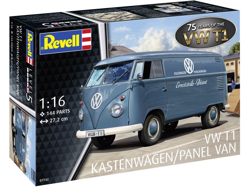 1:16-VW T1 Panel Van - 75 Years of VW T1