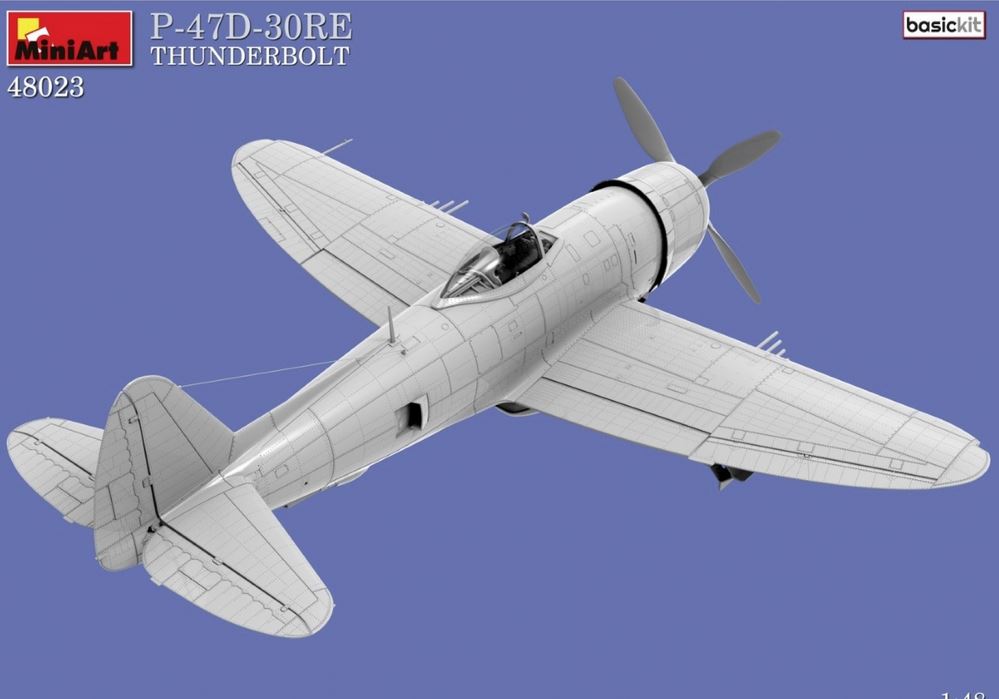 1:48 P-47D-30RE Thunderbolt Basic Kit