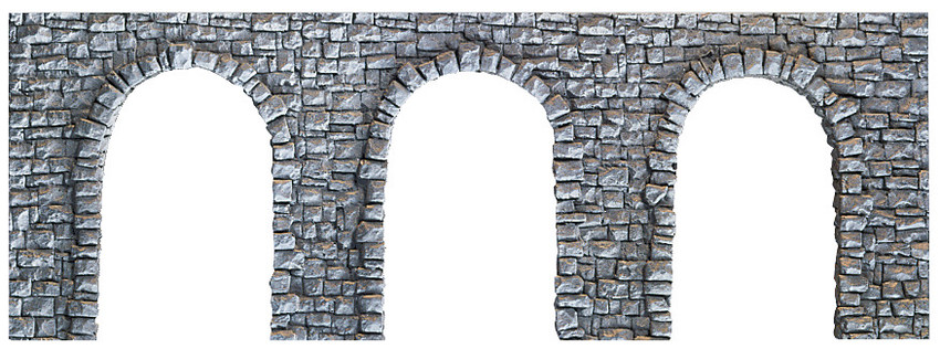 N-Arkadenmauer, offen, 19 x 9 cm