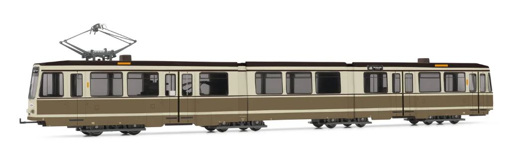 Tram Düwag N8, Dortmund, braun/beige