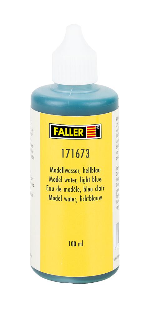 Modellwasser, hellblau, 100 ml