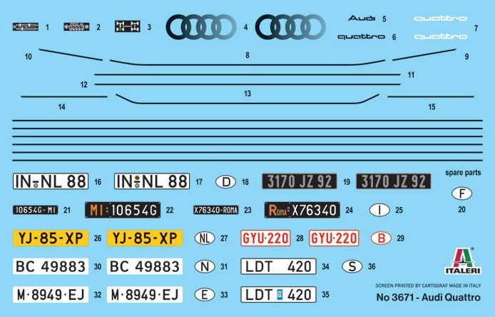 1:24 Audi Quattro