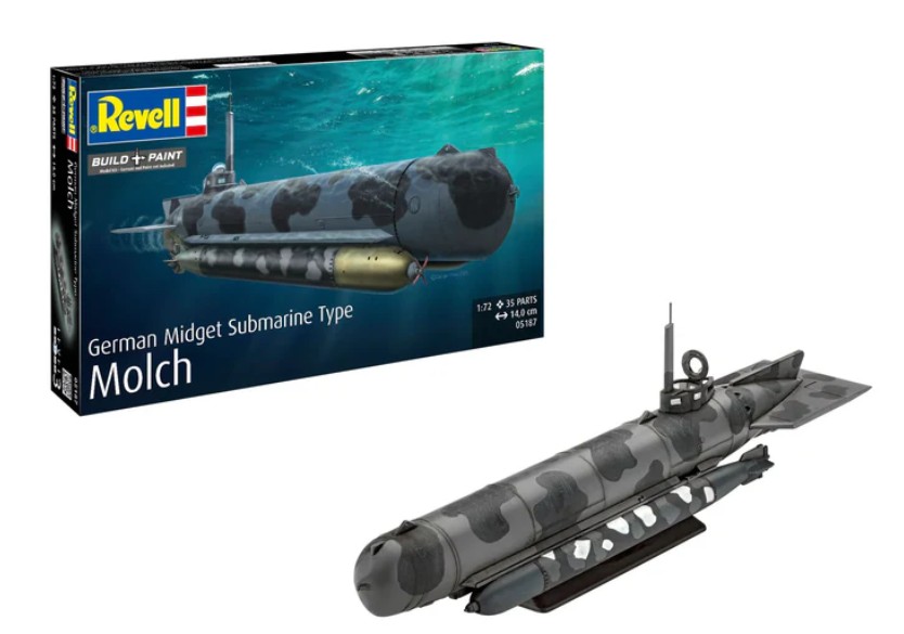 1:72-German Midget Submarine Type