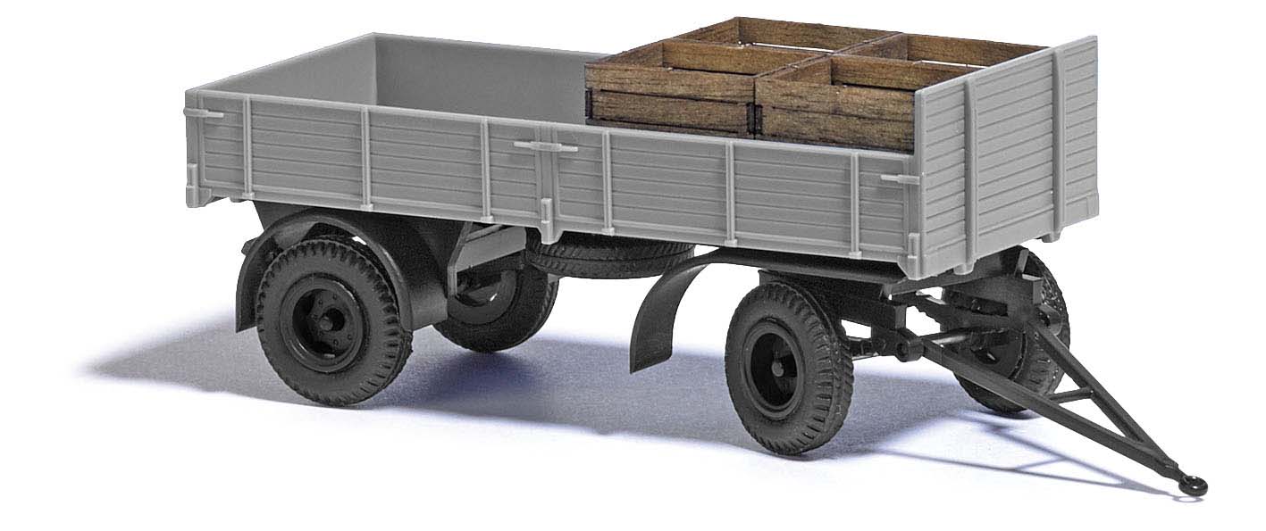 Anhänger IFA HL 80 mit Holzkisten, 1967