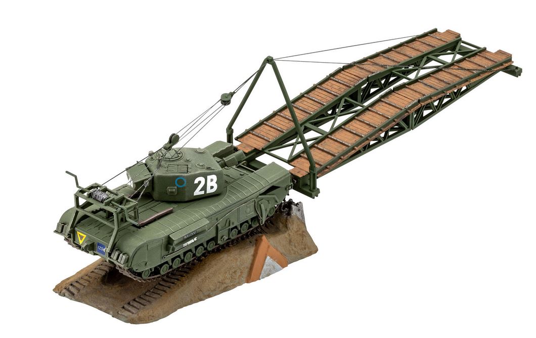 1:76-Model Set Churchill A.V.R.E.