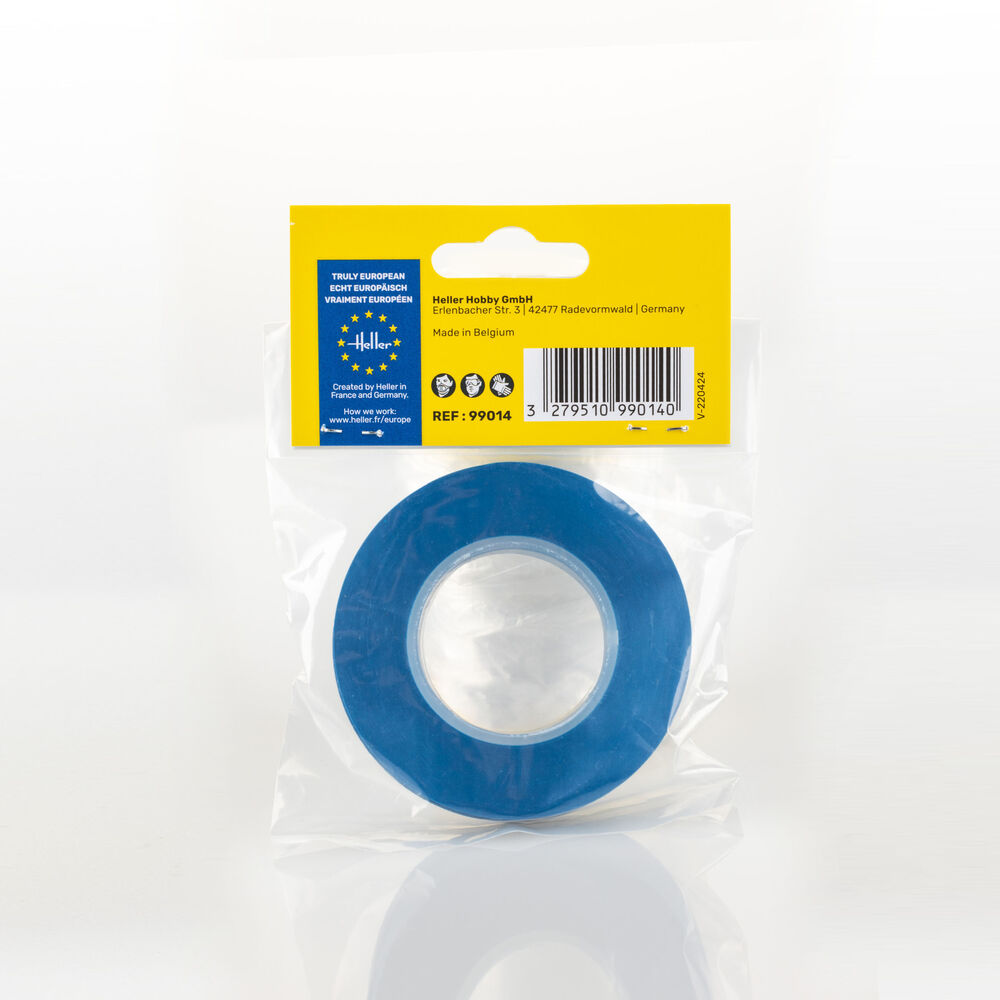 Flexible masking tape set, 1,2,3,6mmx18m