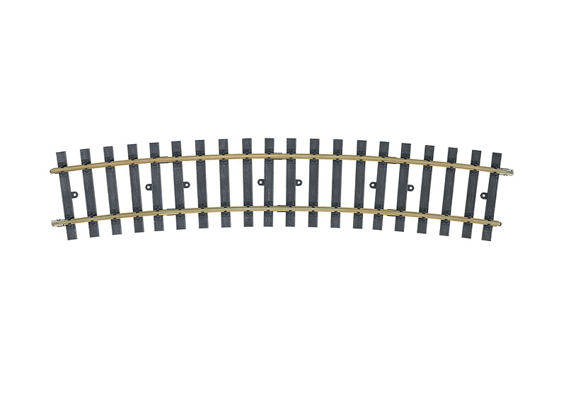 Gleisbogen R=1.550 mm  15°  (H1100)