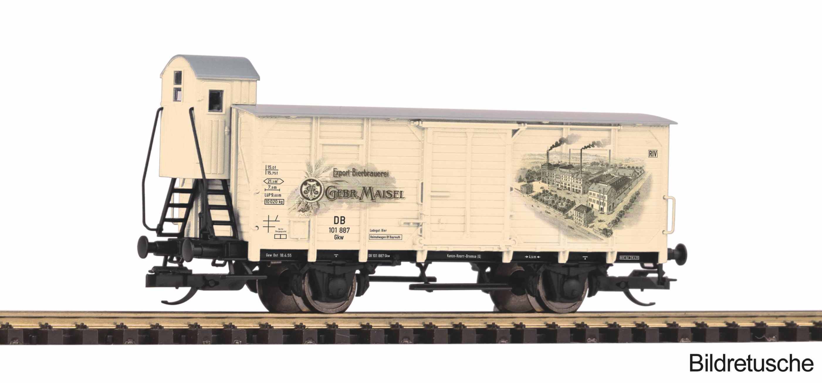 TT-Ged. Güterwagen G02 Gebr. Maisel DB I