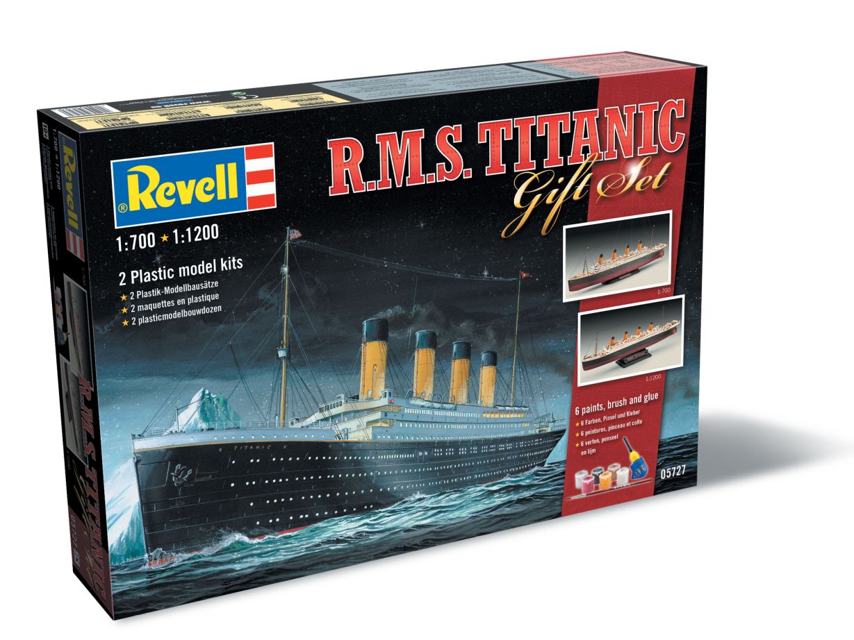 Geschenkset R.M.S. Titanic 2 Modelle