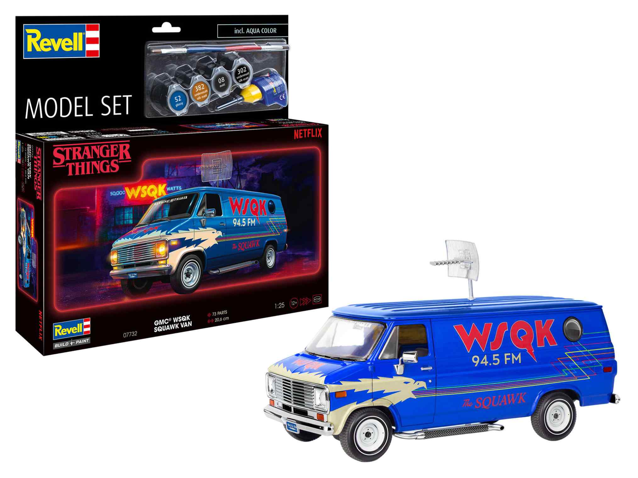 1:25-Model Set GMC  WSQK Squawk Va