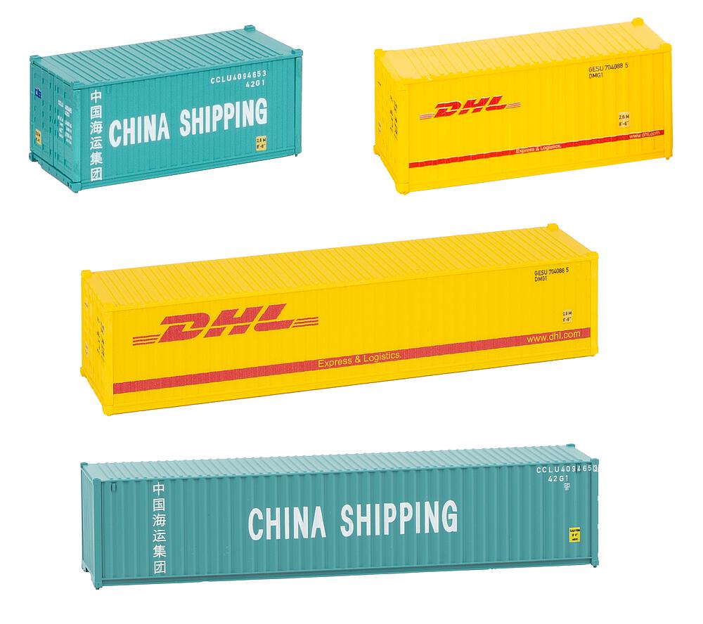 20 Container und 40 Container, 4 Stück