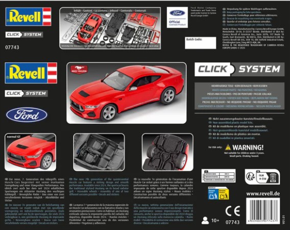 1:25-2024 Ford Mustang GT, Click System
