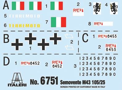 1:35 Semovente M43 da 105/25