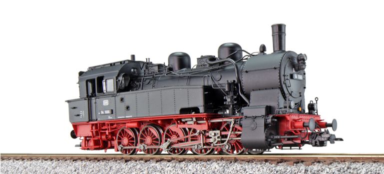 H0-Dampflok, DB 94 1666, schwarz, DC/AC