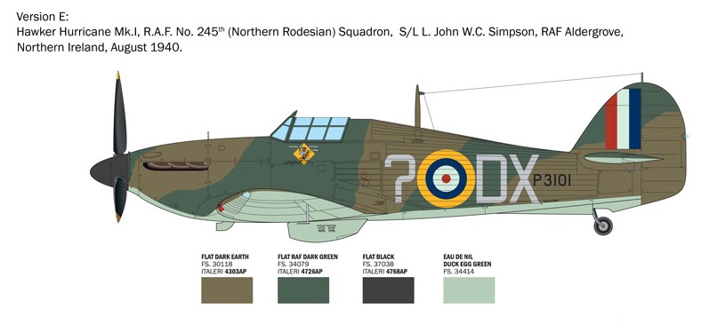 1:48 Hurricane Mk 1 Aces