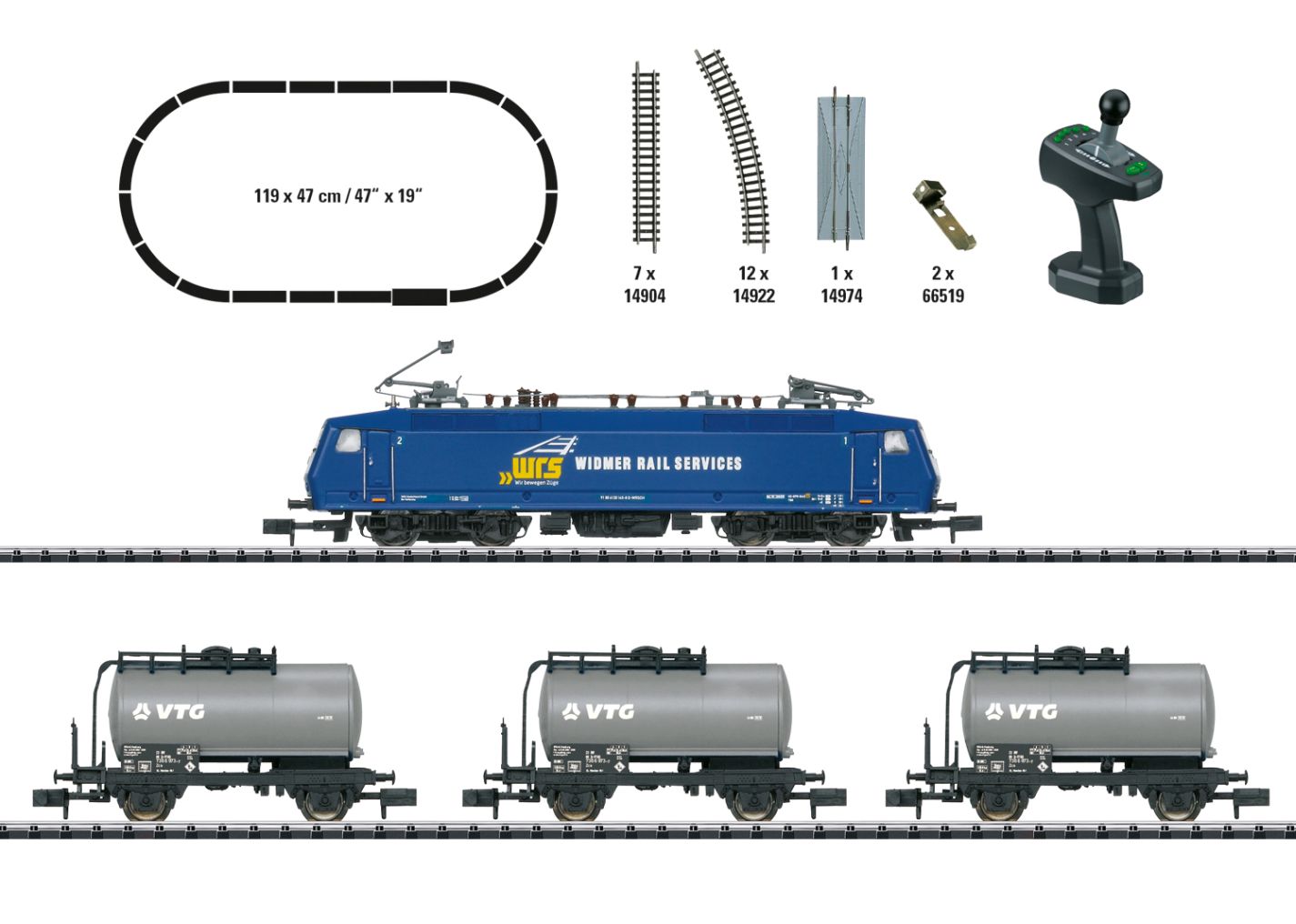 Digital-Startpackung, Güterzug mit BR120