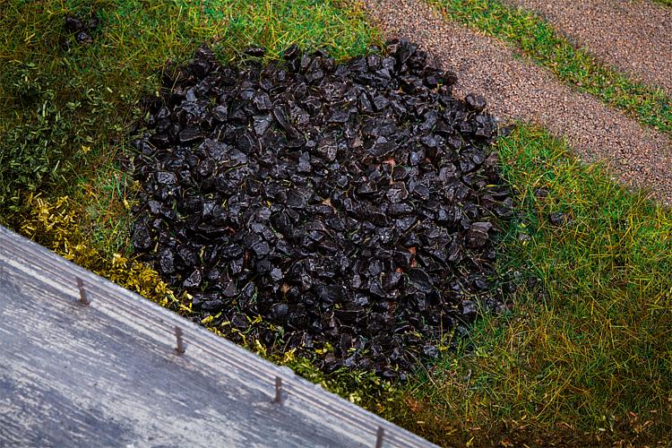 Streumaterial Kohle, schwarz, 650 g