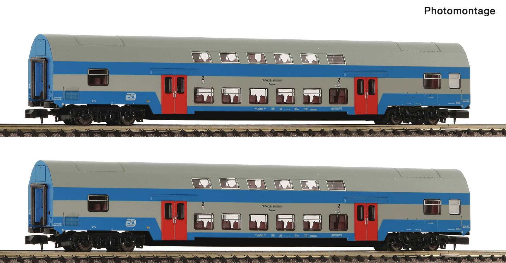 2er Set Doppelstockwagen Wagen CD, Ep.5-6