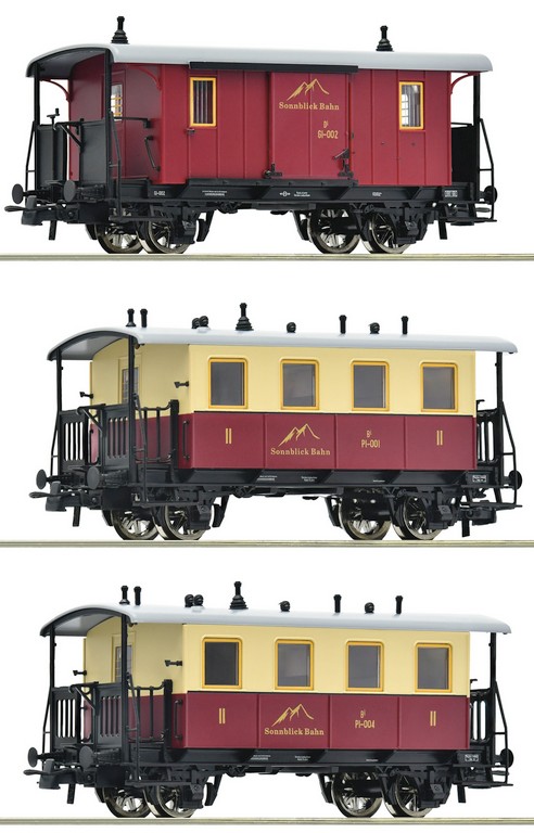 3-tlg. Set: Zahnradbahn-Personenzug Ep.3