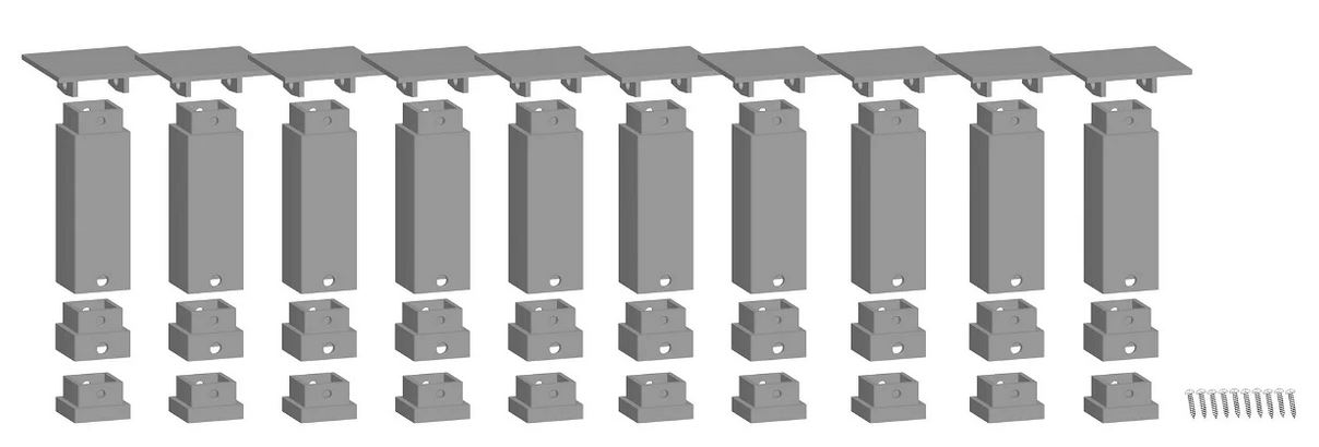 H0-Easy-Track Pfeiler-Set unten