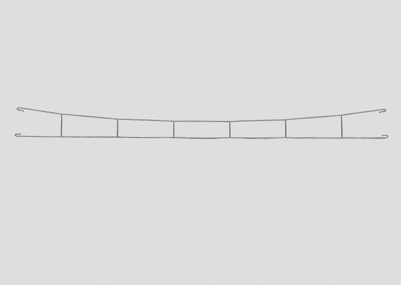 Fahrdrahtstück 253 mm - 5 Stück