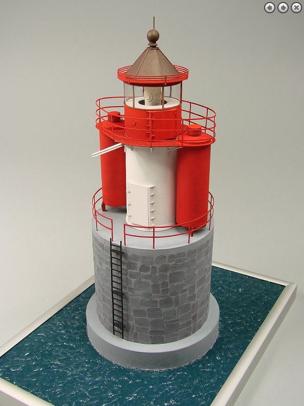 Leuchtturm Vierendehlgrund-Kartonbausatz