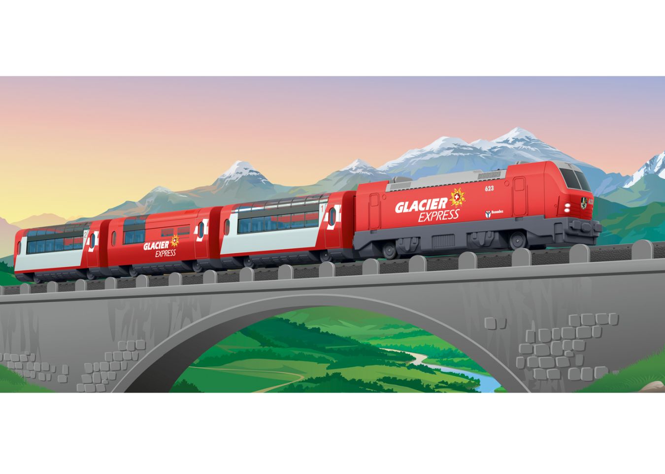 my world - Startpackung, Glacier Express