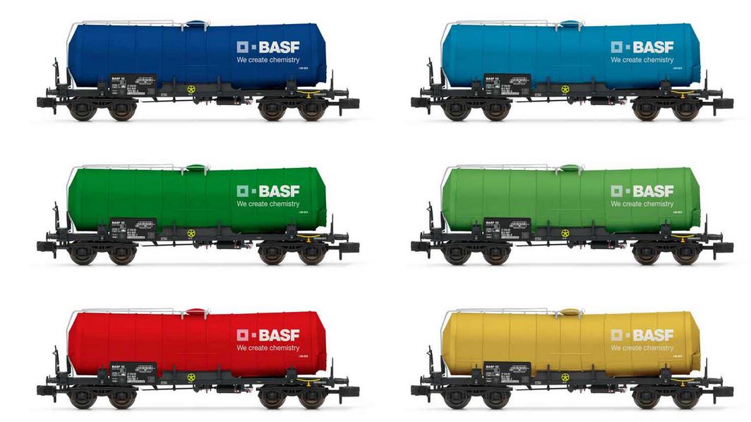 N-BASF Display Kesselwagen 6-tlg, Ep.VI